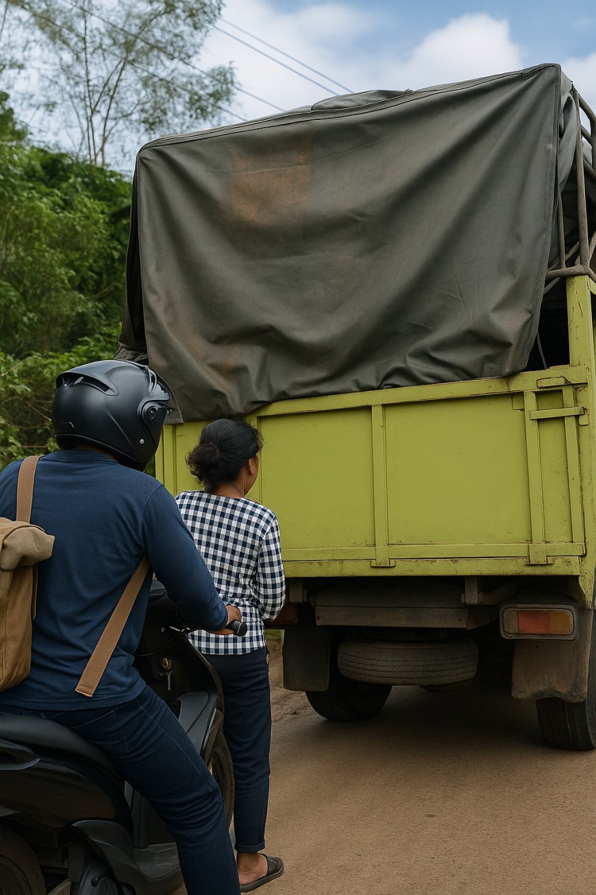 Truk Pengangkut Mi Instan Kecelakaan di Banyuasin, Warga Serbu Muatan